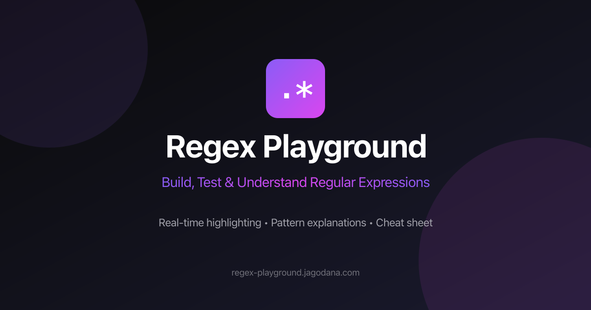 Regex Playground